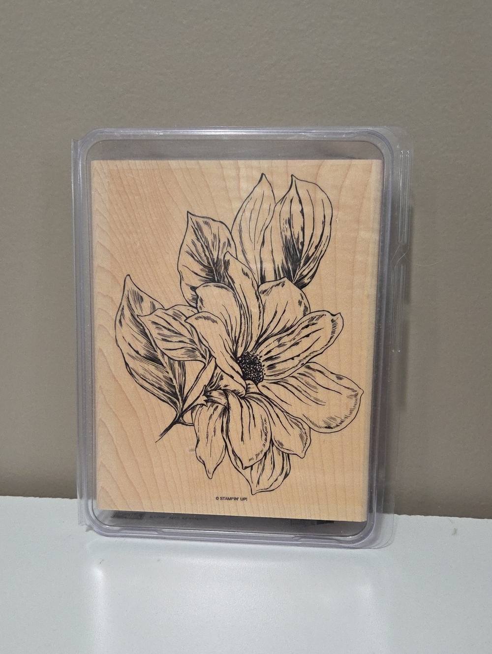 From the Garden background stamp